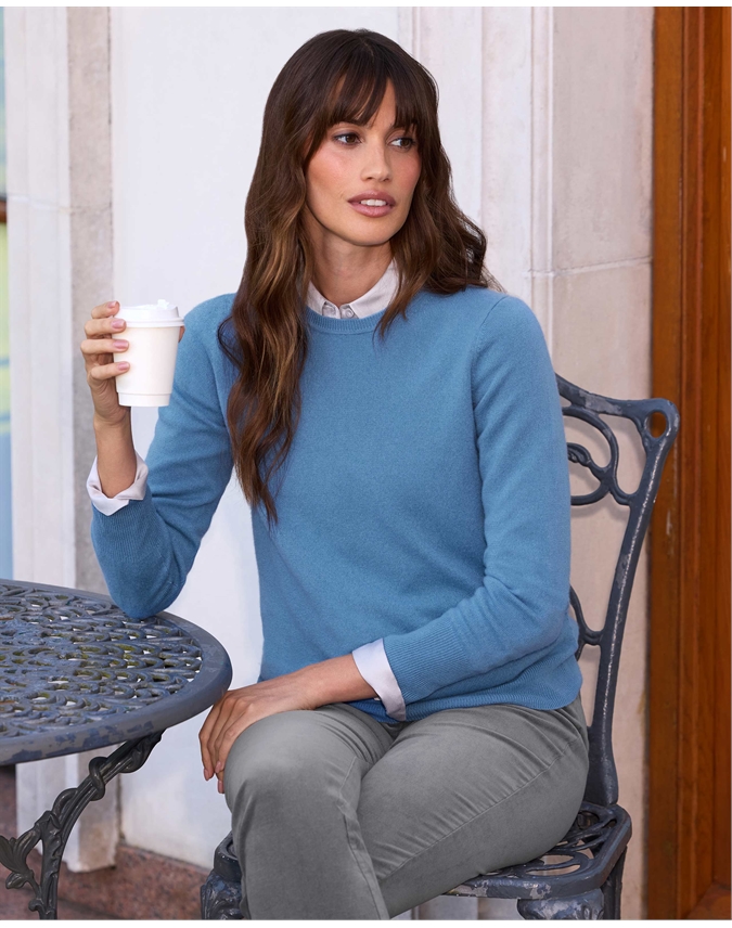 Cashmere Crew Neck Sweater