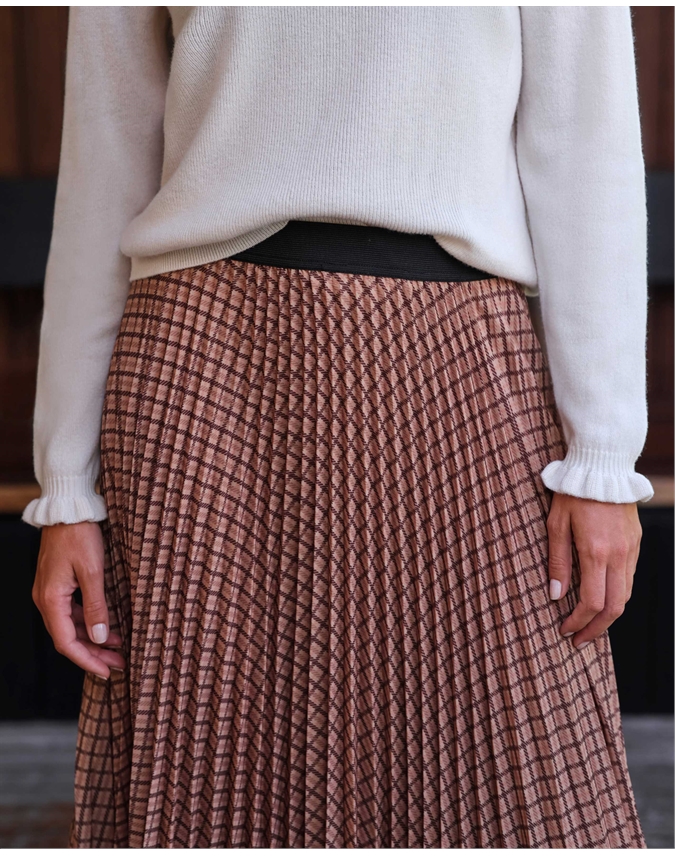Sunray Pleat Skirt