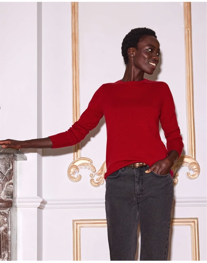Cashmere Crew Neck Sweater
