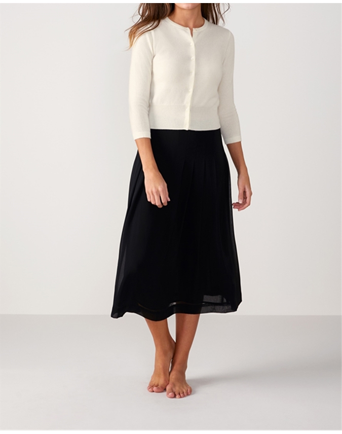 Cashmere Cropped Cardigan