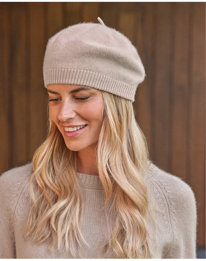 Pure Cashmere Beret