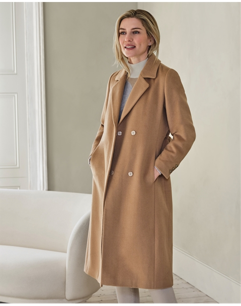 Pure Luxury 100% Boiled Wool Jacket and Coat Fabric - Moss