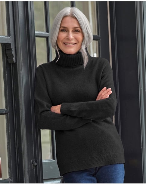 Womens Lambswool Polo