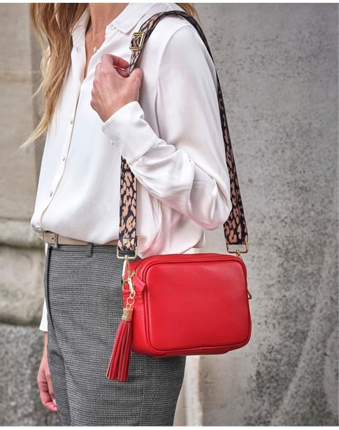 Soft Leather Bag With Tassel