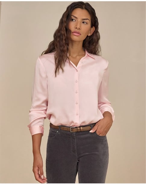 Pure Washed Silk Shirt