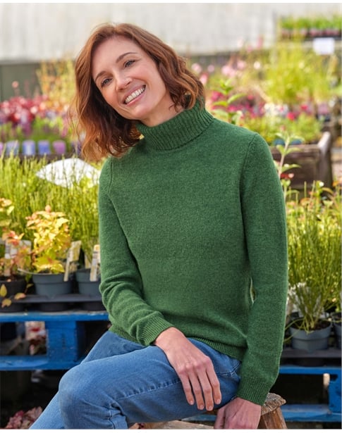 Womens Lambswool Polo