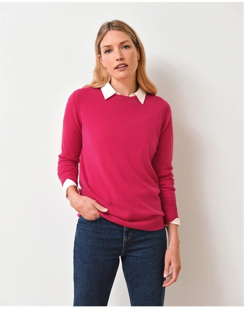 Womens Cashmere Boyfriend Sweater