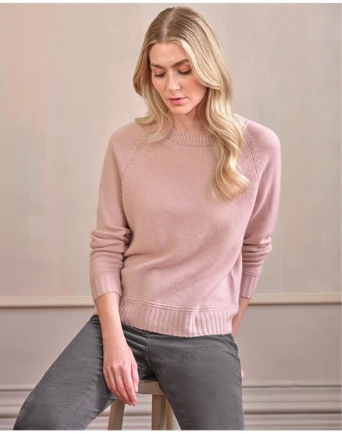 Cashmere Lofty Raglan Sleeve Sweater