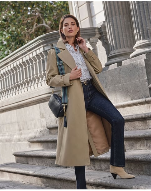 Smart Belted Trench