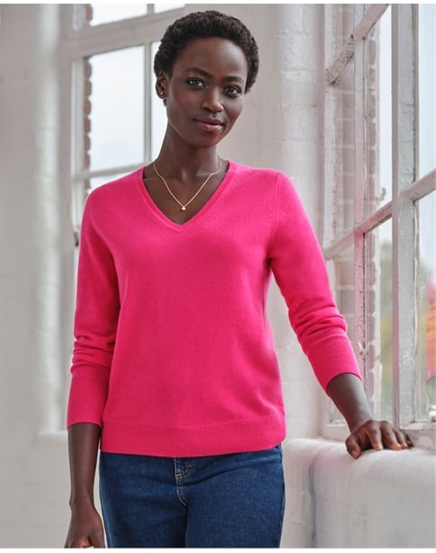 Cashmere V Neck Sweater