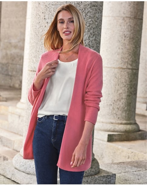 Gassato Lightweight Cashmere Swing Cardigan