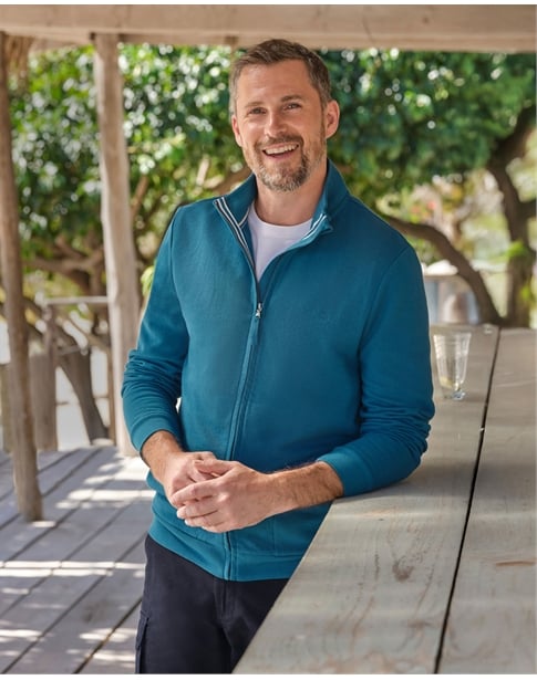 Cotton Full Zip Sweatshirt