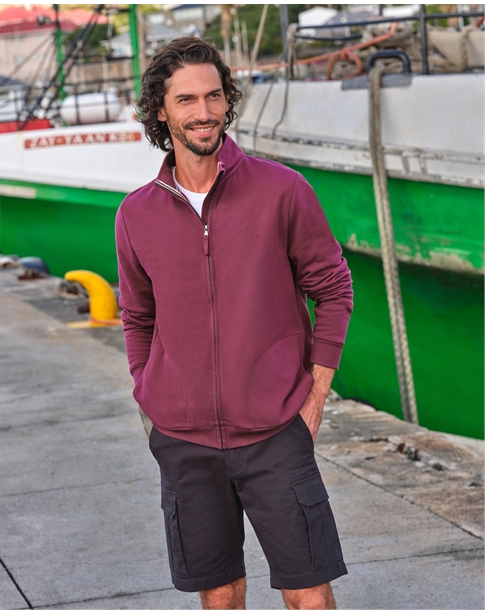 Cotton Full Zip Sweatshirt