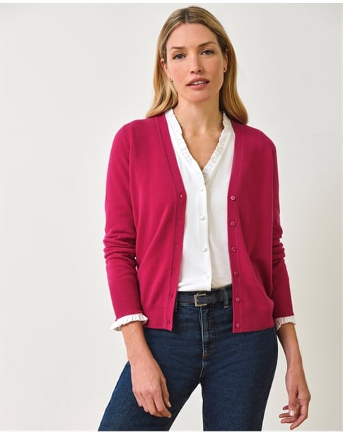 Cashmere V Neck Cardigan