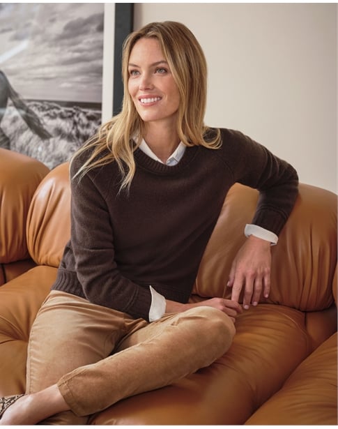 Cashmere Lofty Raglan Sleeve Sweater