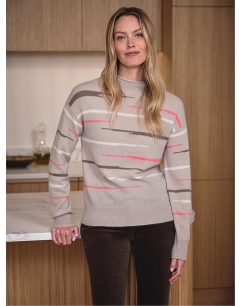 Gassato 1/2 Stripe Sweater