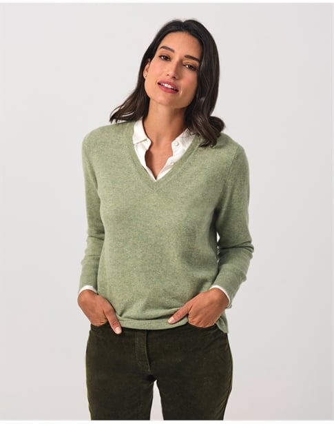 Cashmere V Neck Sweater