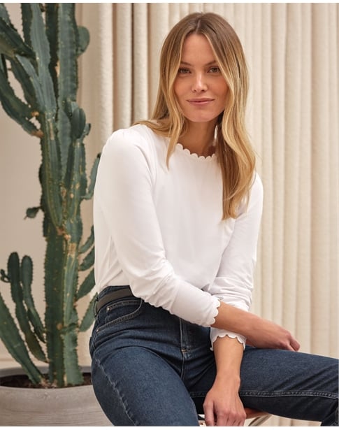 Ric Rac Trim Long Sleeve