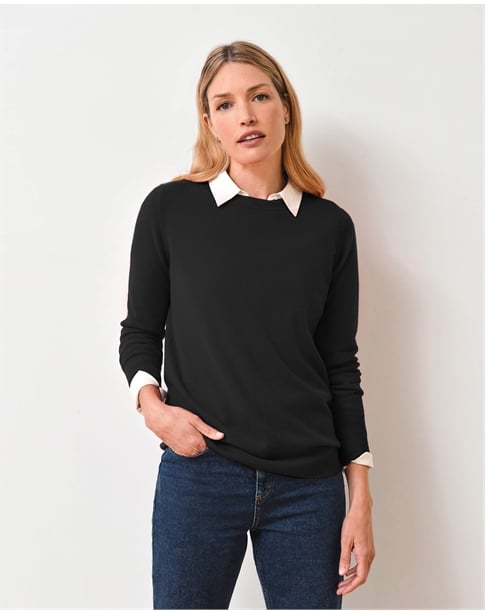 Womens Cashmere Boyfriend Sweater