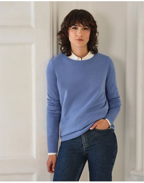 Womens Cashmere Boyfriend Sweater