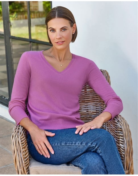Cashmere V Neck Sweater