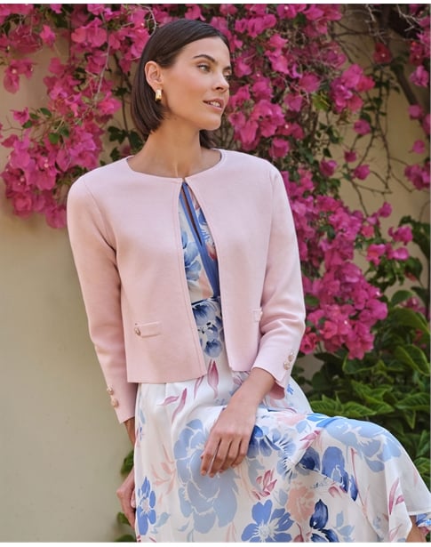 Cotton Blend Milano Jacket