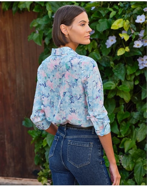 Pure Washed Silk Shirt