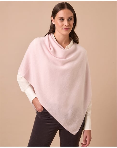 Organic Cashmere Gassato Poncho