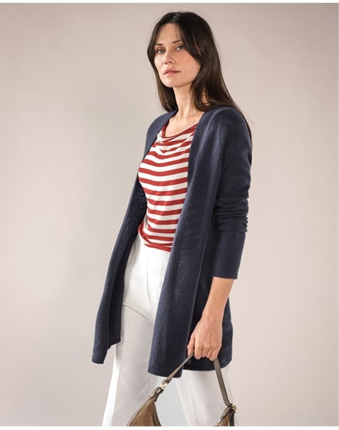 Gassato Lightweight Cashmere Swing Cardigan