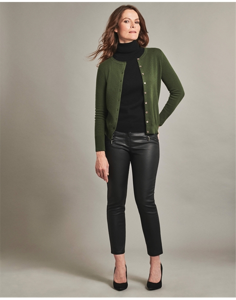 Ochre | Silk Velvet Shirt | Pure Collection