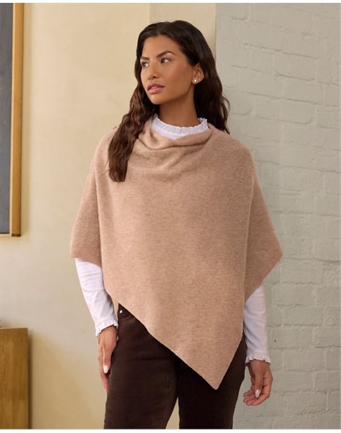 Organic Cashmere Gassato Poncho