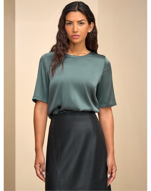 Silk Front T Shirt