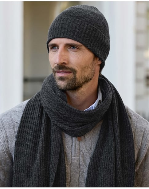 Mens Pure Cashmere Hat