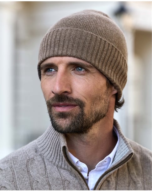 Mens Pure Cashmere Hat