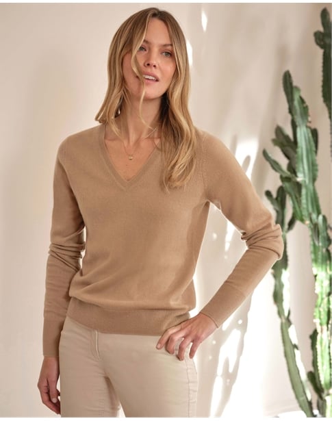 Cashmere V Neck Sweater