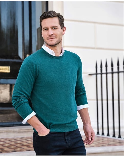 Mens Cashmere Crew Sweater