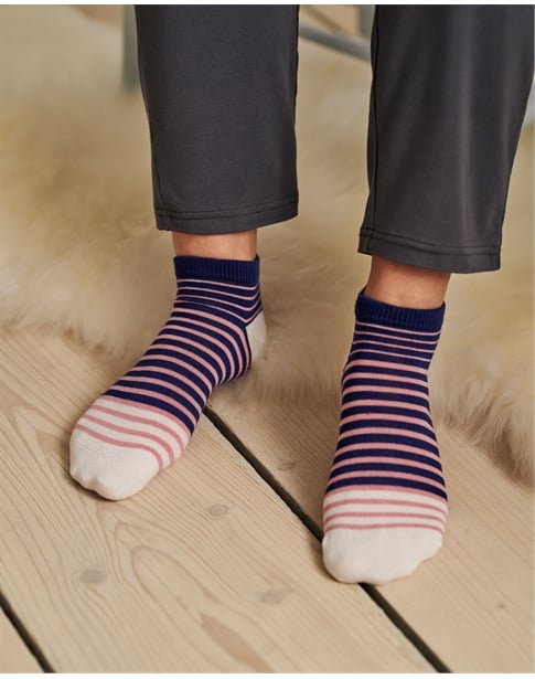 Stripe Trainer Sock