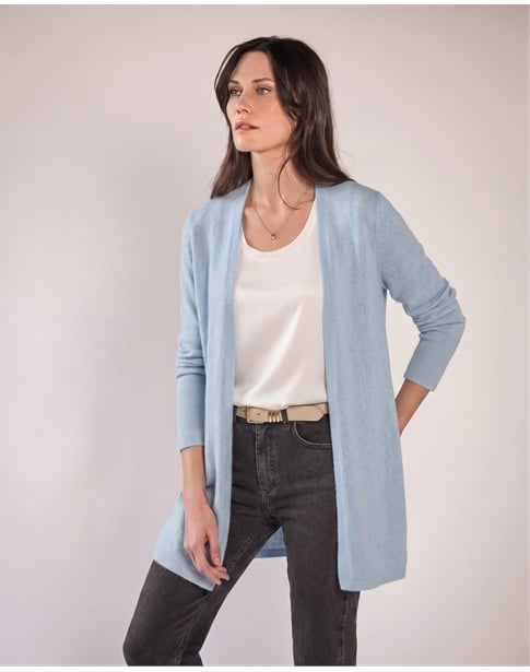 Gassato Lightweight Cashmere Swing Cardigan
