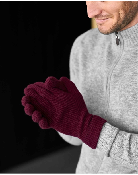 Mens Ribbed Gloves