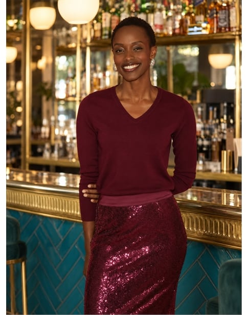 Cashmere V Neck Sweater