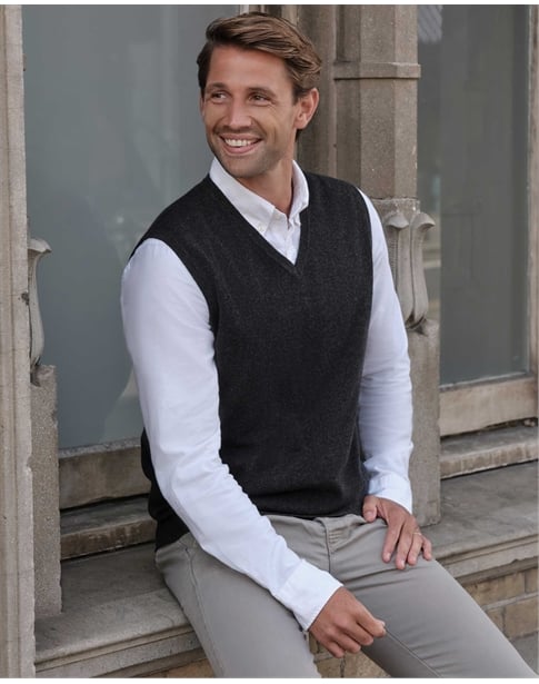 Mens Cashmere Vest