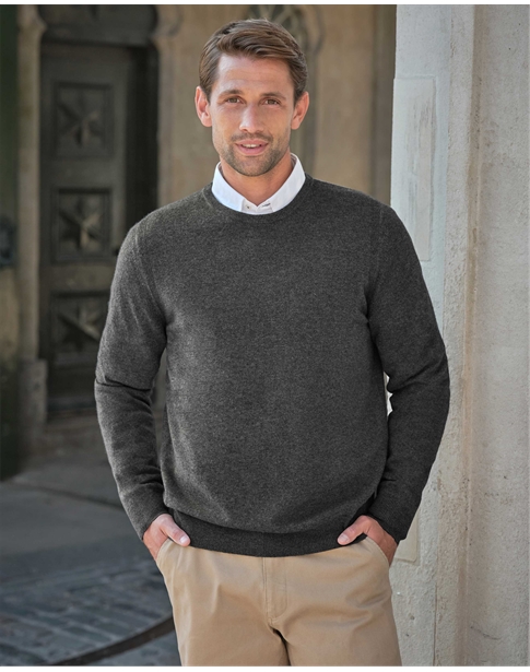 Mens Cashmere Crew Sweater