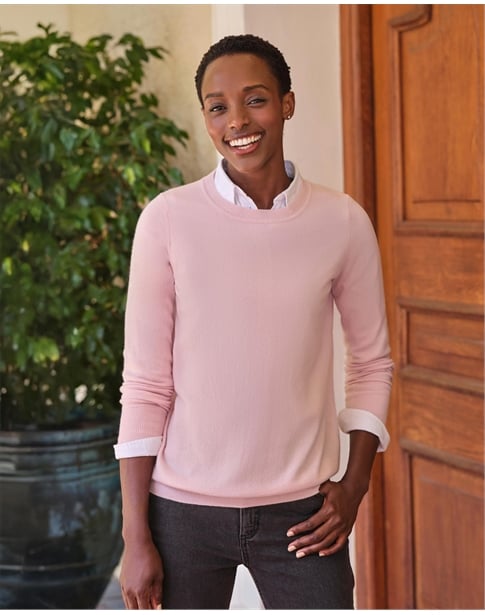Womens Cashmere Boyfriend Sweater