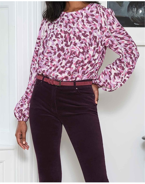 High Neck Viscose Top