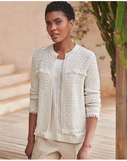 Knitted Textured Jacket