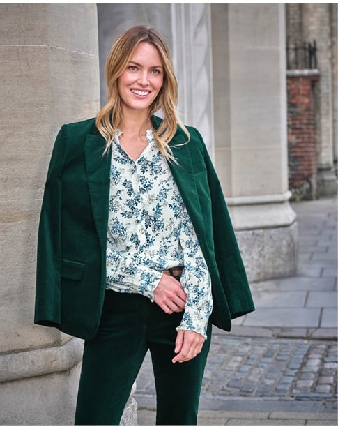 Washed Velvet Jacket