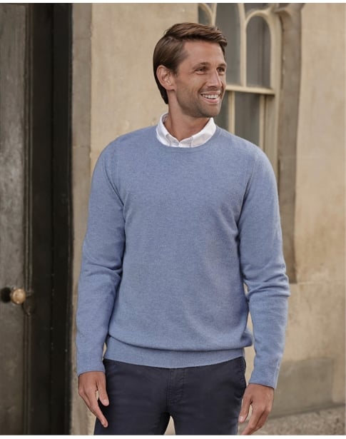 Mens Cashmere Crew Sweater