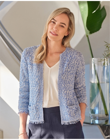Textured Knitted Jacket