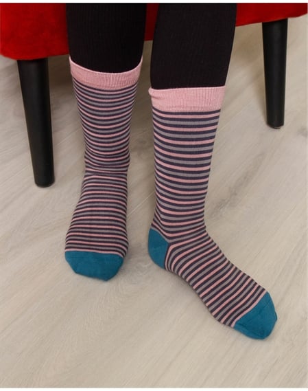 Womens Bamboo Stripe Sock