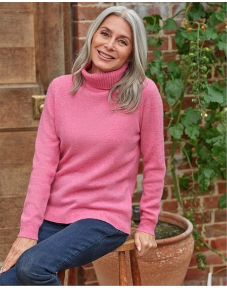 Womens Lambswool Polo